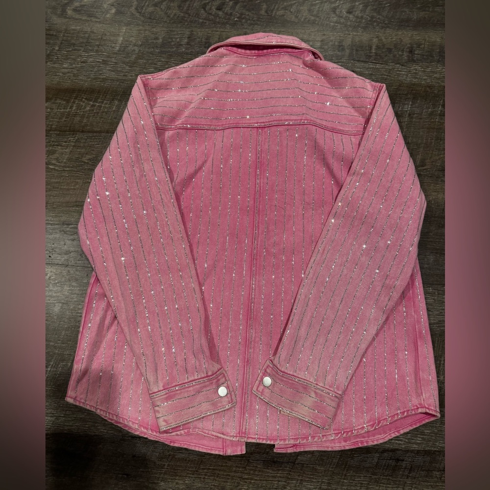 Pink Rhinestone jacket - Picture 3 of 4